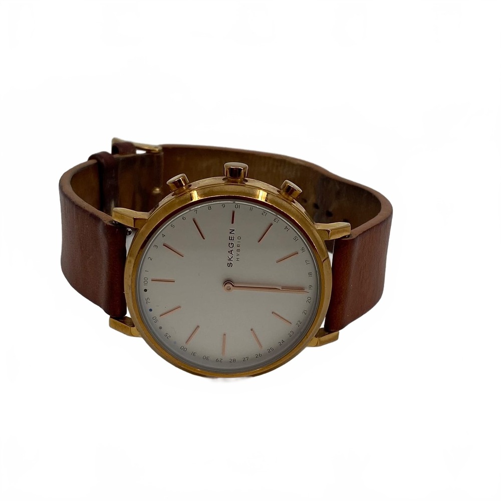 Skagen Brown Gold Connected Hybrid Smartch Watch | OS